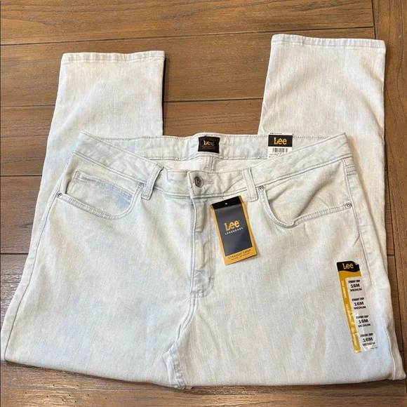 Lee Legendary Women’s Moon light Mid-rise straight crop Jeans. NWT Sise 16 M - Picture 10 of 12